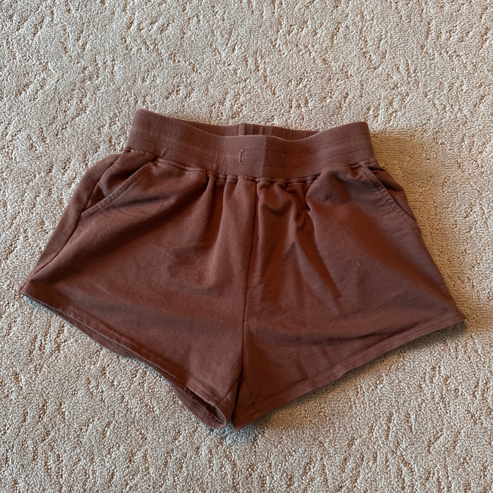 Brown Casual Shorts